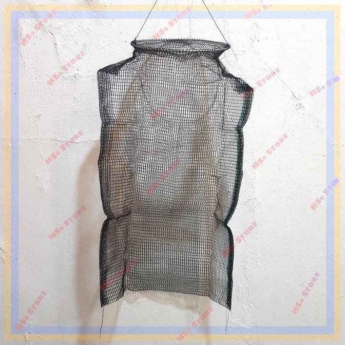 Korang Waring Kecil Keramba Wadah Tempat Ikan Warna Hitam Allshop