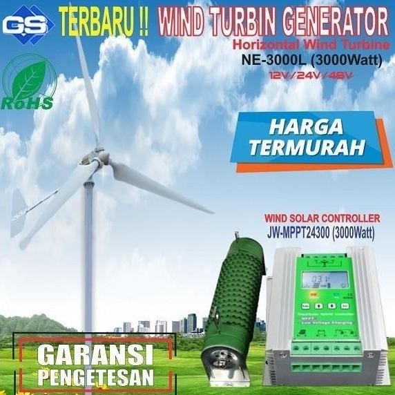 Bst Ready Turbin Angin / Wind Turbine Controller / Wind Turbine Terbaru Best Seller