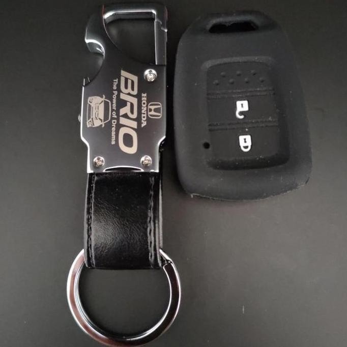 Promo GANTUNGAN KUNCI MOBIL LOGO HONDA BRIO COD