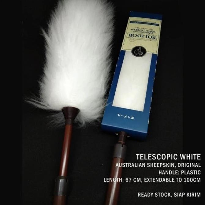 kemoceng texel isi 2 pcs ( terbuat dari bulu domba australia exclusif