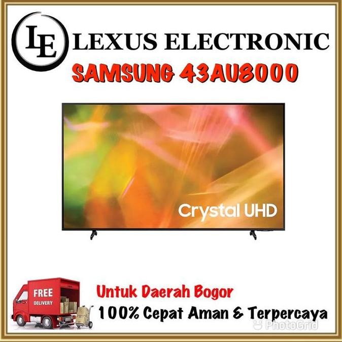 TERMURAH - SAMSUNG LED SMART TV 43 INCH | UA43AU8000 | 43AU8000 | UHD 4K