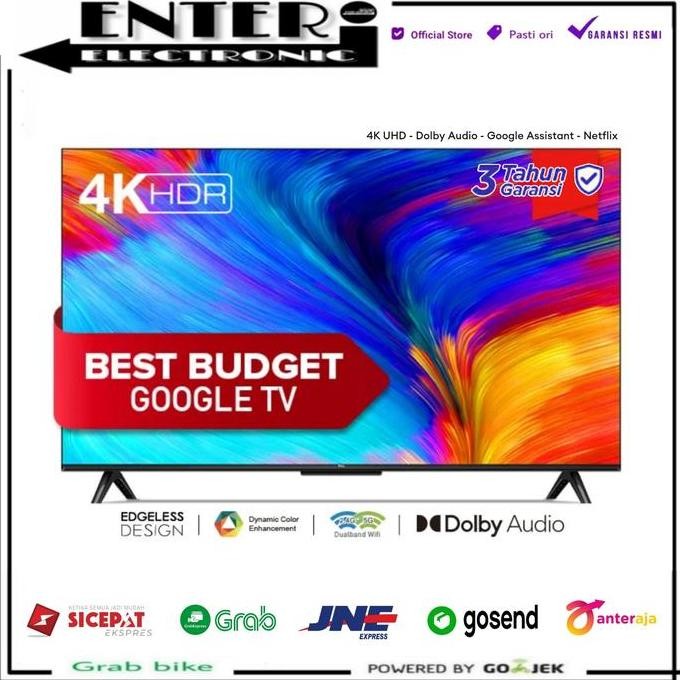 NEW TCL SMART TV LED GOOGLE TV 4K UHD 43 50 55 INCH TCL 43A18 50A18 55A18