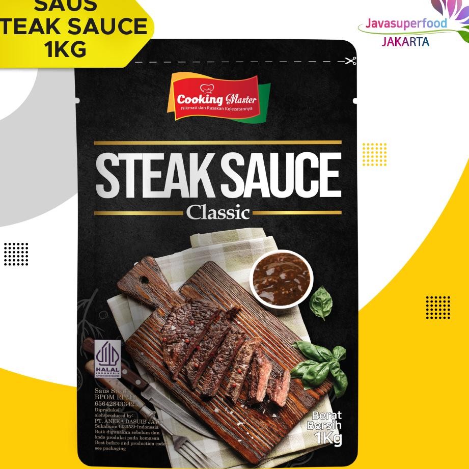 

[Halal] Cooking Master/ Steak Sauce/ Saus Steak/ Sauce Steak Halal 1 Kg