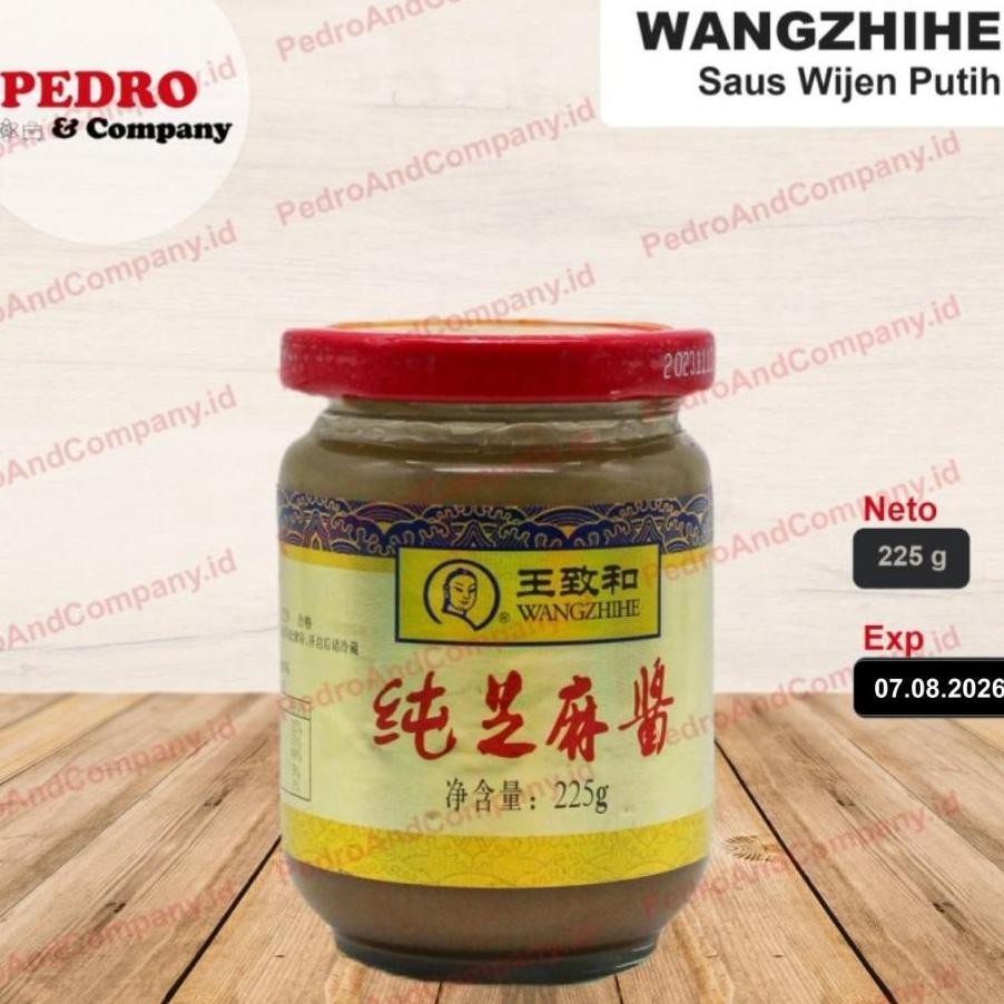 

Saus Wijen Putih Wang Zhihe Pure Sesame Paste 225 Gram