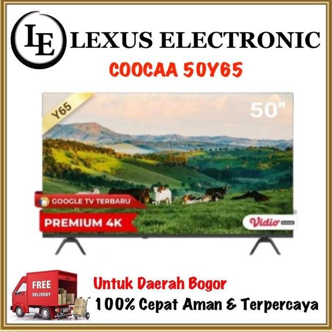 COOCAA LED ANDROID TV 50 INCH | 50Y65 | GOOGLE TV | UHD 4K