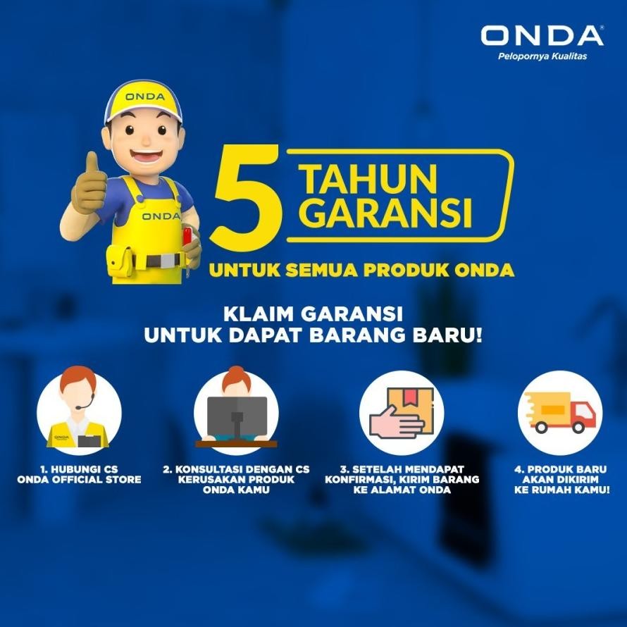 Terlaris | Terbaru | Best Seller | Termurah Jet Shower Toilet Onda S 75 Wcs Putih - Semprotan Washer