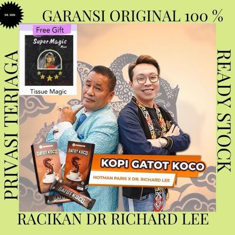 

Ready!! dR Hen - Kopi Gatot Koco by dr Richard Lee 100 % original | Bergaransi | Kopi Gatot Koco Ready Stock | Kopi Gatot Koco Original | Kopi Gatot Koco Siap Kirim