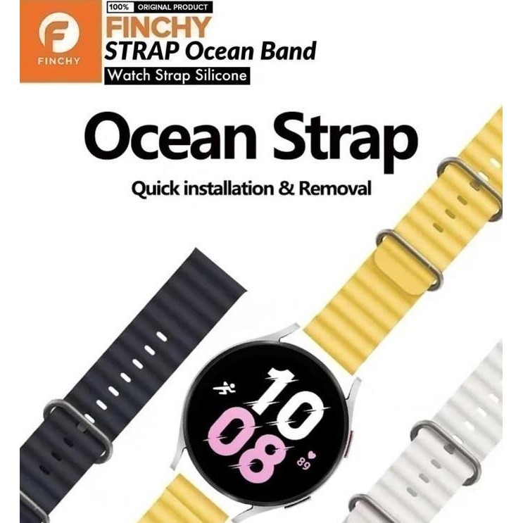 TERMURAH - Finchy Ocean Strap LG G Watch R W110 Replacement Silicone Wristband