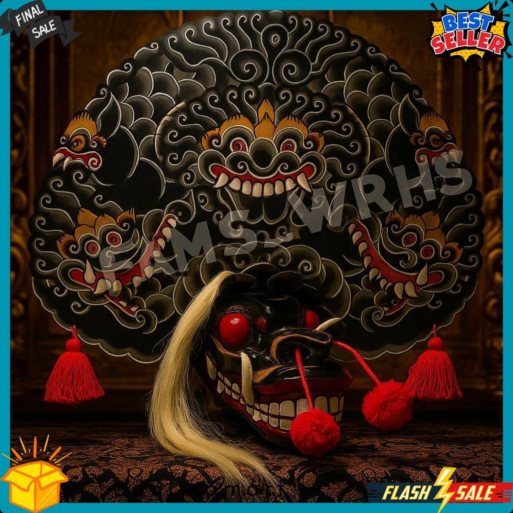 Barongan Telon Vip Ukuran 22 Full Kayu Barongan Caplokan Kayu