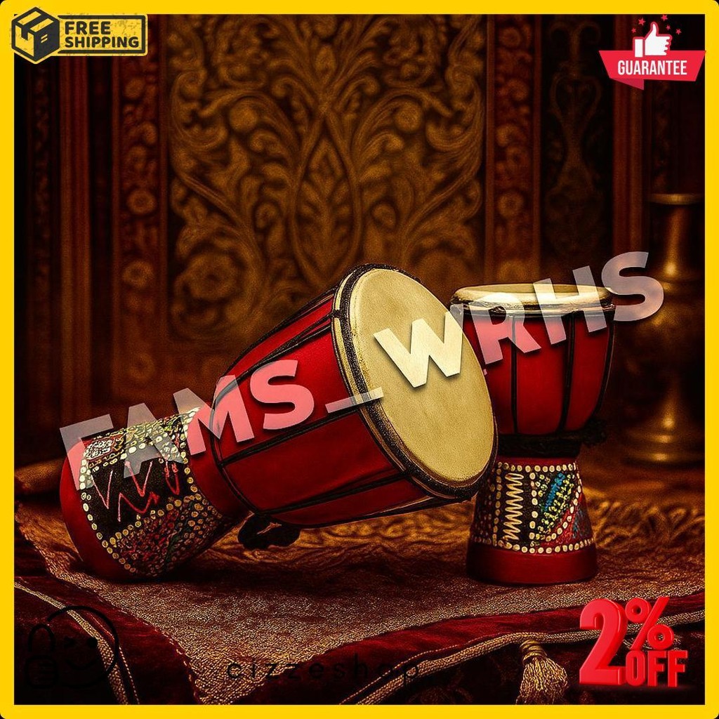 Jimbe Gendang Besar Mainan Alat Musik Tradisional Murah Berkualitas (Bisa Cod)