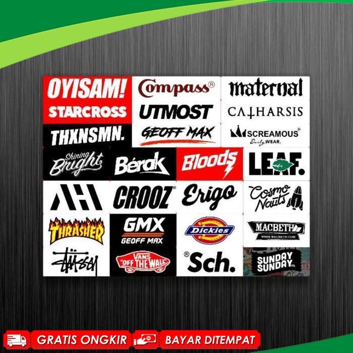 

Desain Baru Stiker Distro / Sticker Clothing / Jackcloth / Hypebeast Vynil Doff Jeruk Viral Kekinian Terbaru 2025 MP-85