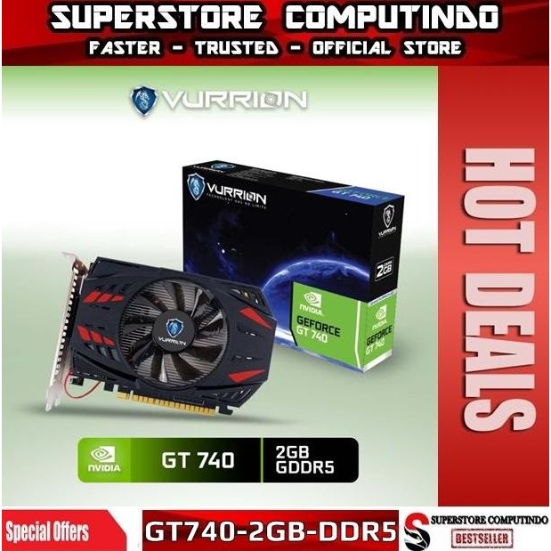 VGA NVIDIA VURRION GT 740 / GT740 2GB DDR5 128-BIT