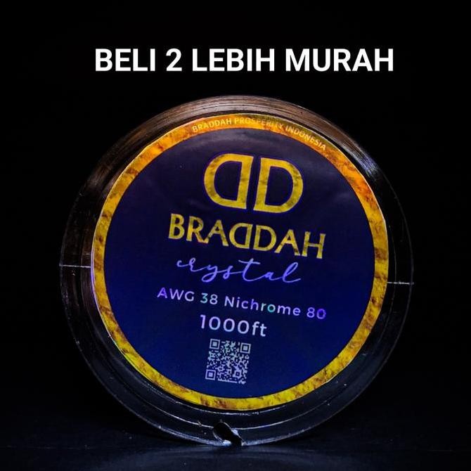 NEW BRADDAH Wire Ni80 awg 38 1000ft || 305 meter