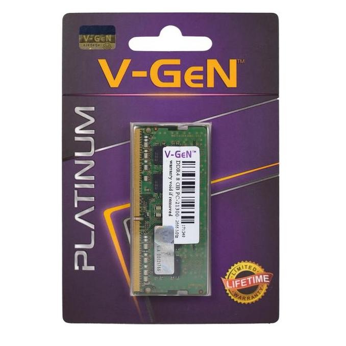 TERLARIS - VGEN DDR4 8GB 21300/2666MHz Sodim Platinum
