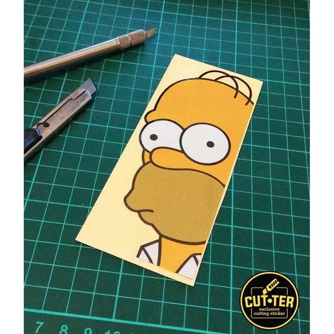 

Cutting Sticker Homer Simpson