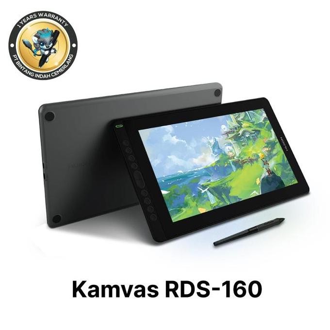 BEBAS ONGKIR - Huion Kamvas 16 GS1562 (2021) Drawing Display Tablet Huion Kamvas 16