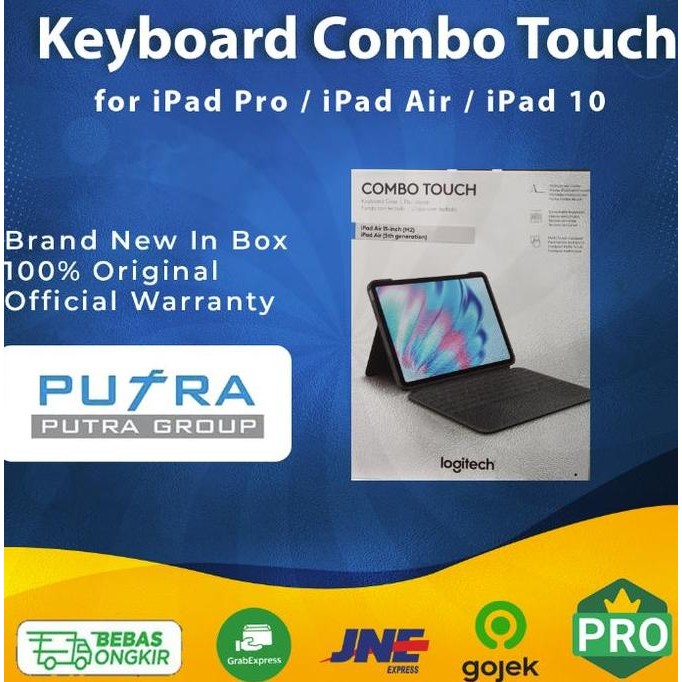 Logitech Combo Touch Keyboard Trackpad for iPad Air 4 2020 10.9"