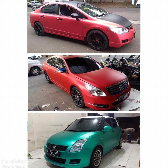 

Sticker / Stiker Matte Chrome / Satin 50Cm X 152Cm