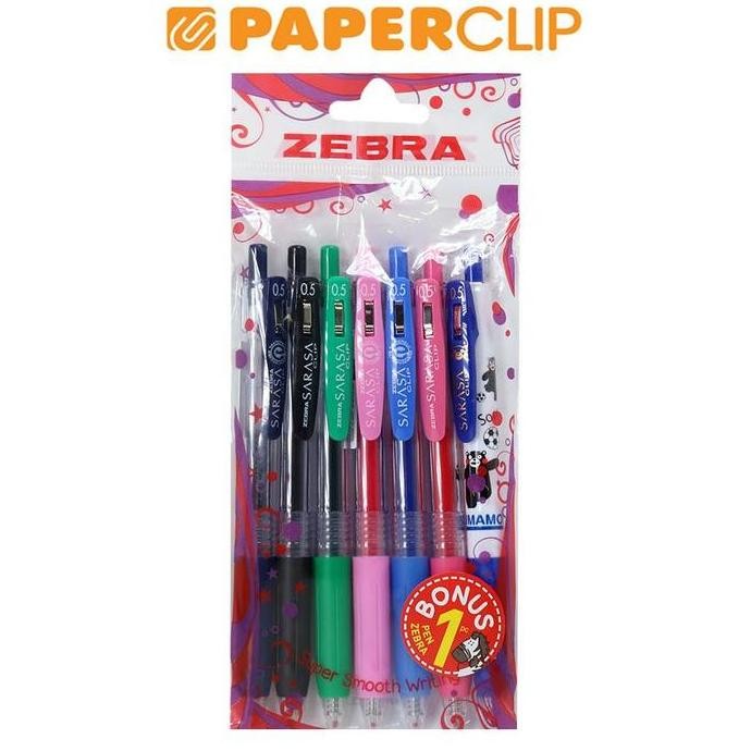 

TERMURAH - BALLPOINT ZEBRA SARASA CLIP SET 6