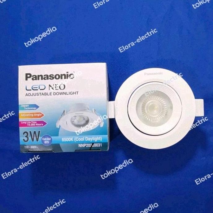 Bst Ready Lampu Downlight Spot Sorot Led 3 Watt Neo Adjustable Panasonic Best Seller