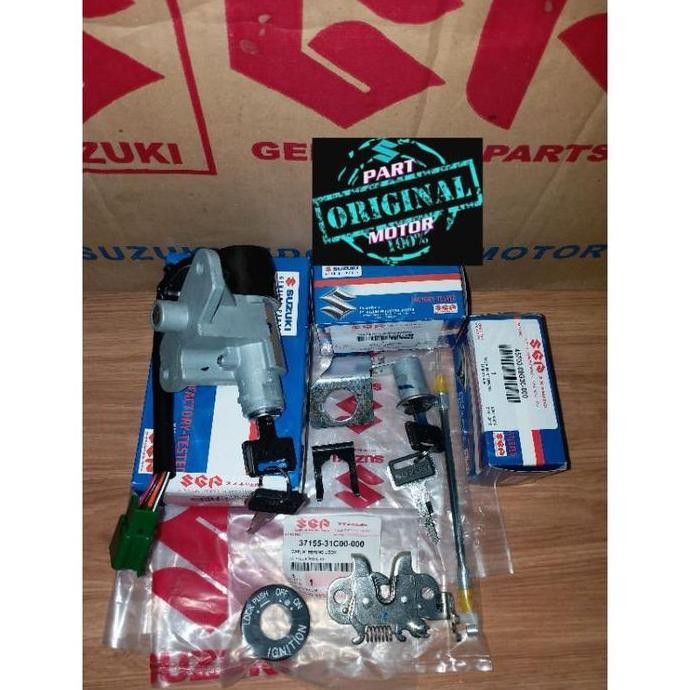 TERLARIS - SEPEDA MOTOR AKSESORIS SEPEDA MOTOR KUNCI KONTAK 1SET SATRIA 2TAK HIU