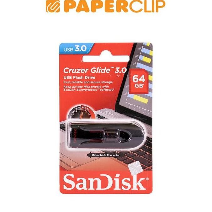 TERBARU - FLASHDISK SANDISK CRUZER 64GB SDCZ600-064G