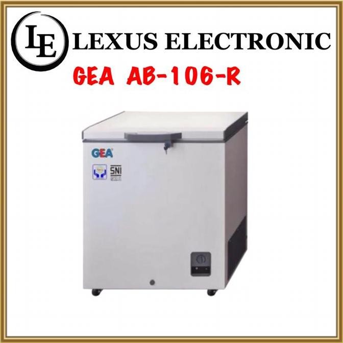 TERBARU - FREEZER GEA | GEA AB106R | AB 106 R | AB-106-R | FREEZER 102 LITER