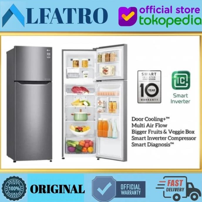 TERMURAH - LG KULKAS 2 PINTU GNB195SQMT / GN-B195SQMT