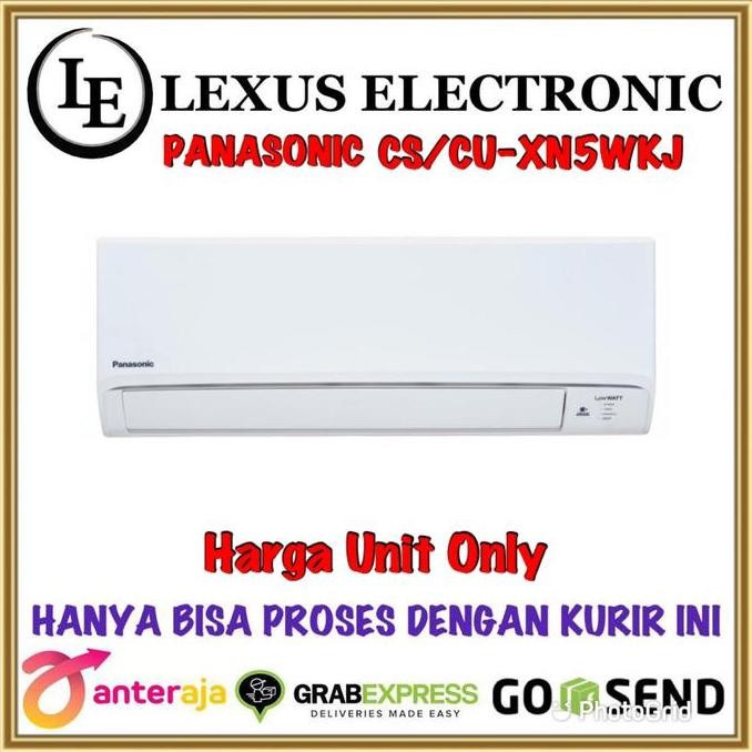 PANASONIC AC 1/2 PK | CS/CU-XN5WKJ | XN5WKJ | DELUXE LOE WATT