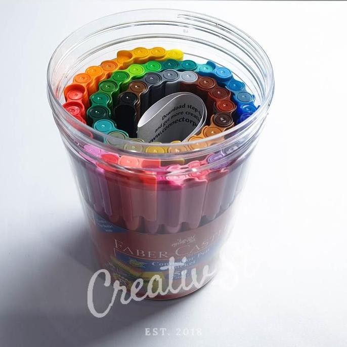 

Faber Castell Faber-Castell Connector Pen 50 Spidol Warna Pulpen Warna