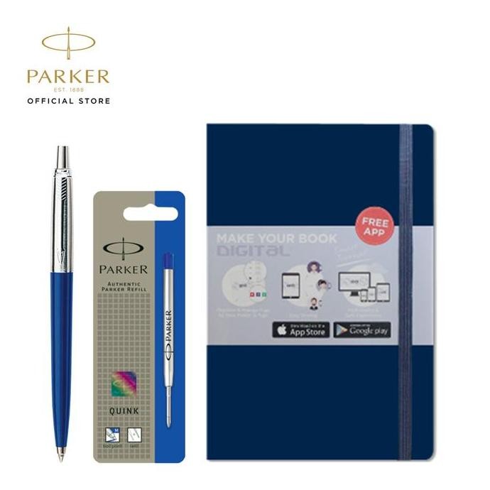 

TERMURAH - SPECIAL PACKAGE - Jotter Special Blue / Refill Blue / O2O Journal