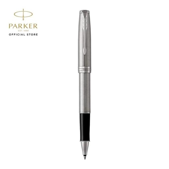 

Parker Sonnet Stainless Steel Chrome Trim Rollerball TB