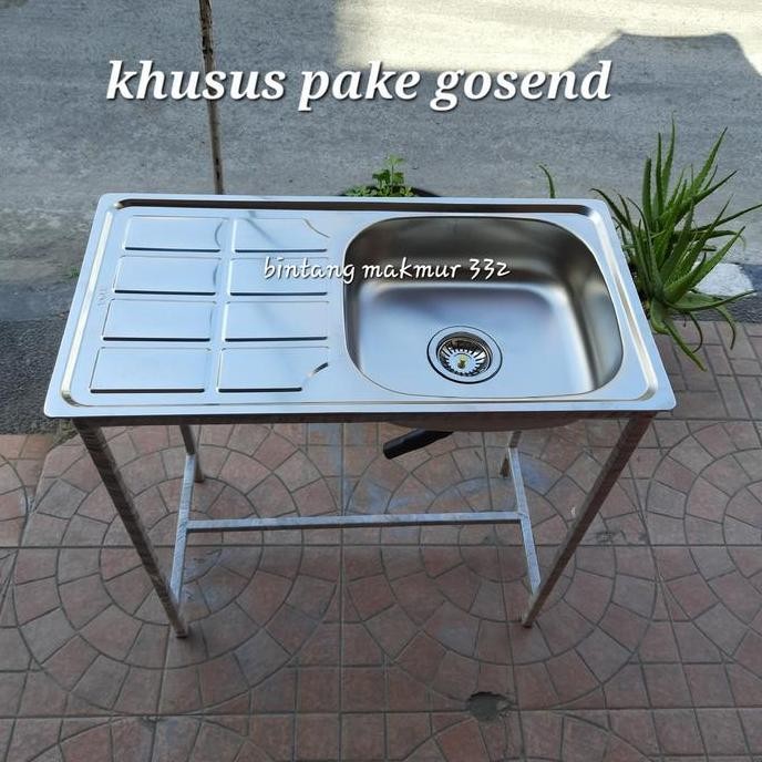 NEW sink portabke volk/tempat cuci piring portable 75x40x14/sink