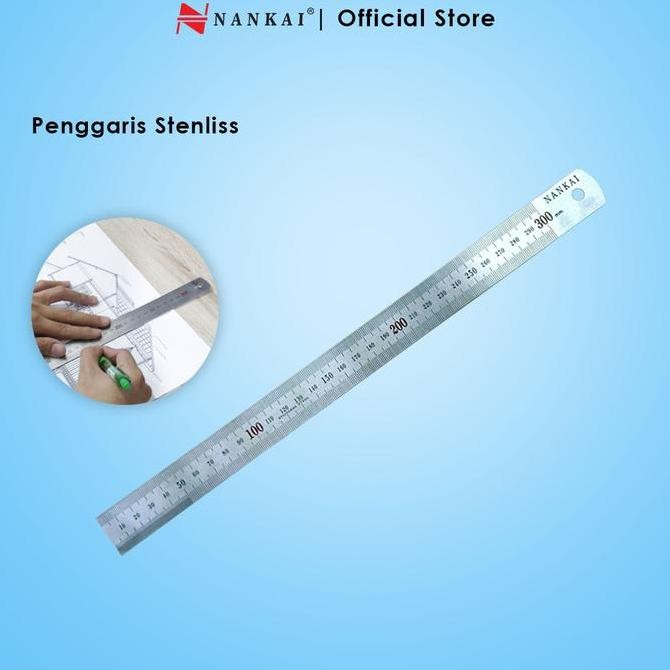 

BEBAS ONGKIR - Nankai Penggaris Stainless Steel 200cm