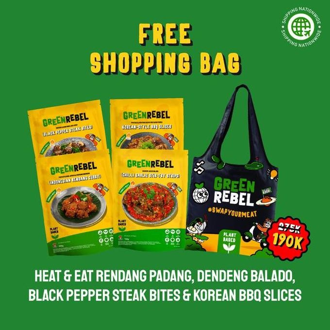 

Green Rebel Free Shopping Bag Bundle - Bisa Kirim Seluruh Indonesia