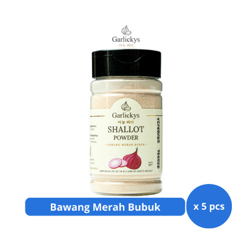 

GARLICKYS Bawang Merah Bubuk Premium Quality 50gr x 5 pcs