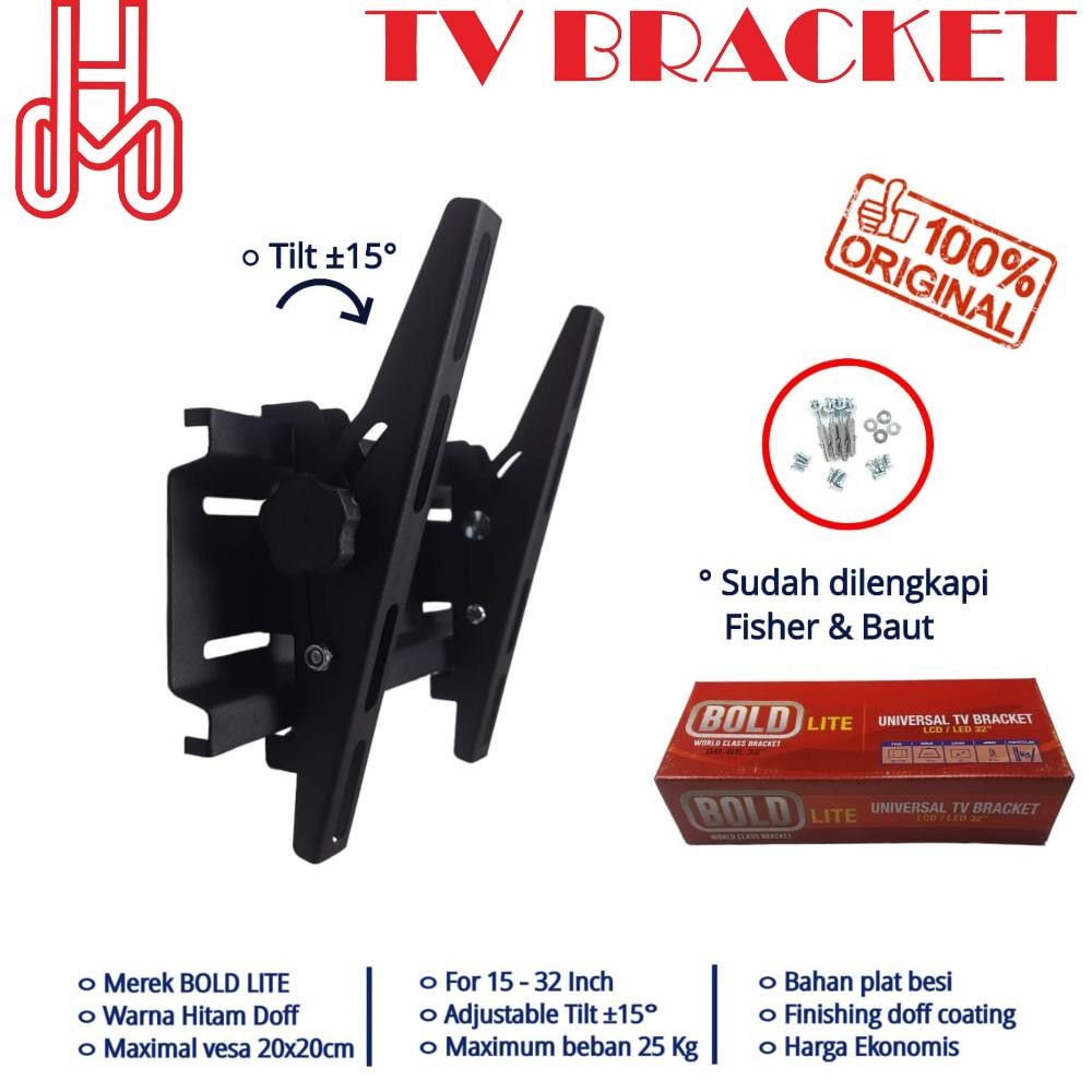 Bold Bracket Universal  Breket Tv 32Inchi-43Inchi-55Inchi