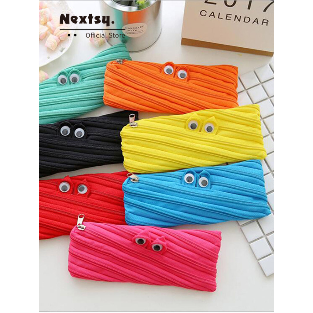 

Nextsy Tas Pensil Kepribadian Kreatif Tas Ritsleting Lucu Tas Pensil Siswa Kotak Alat Tulis