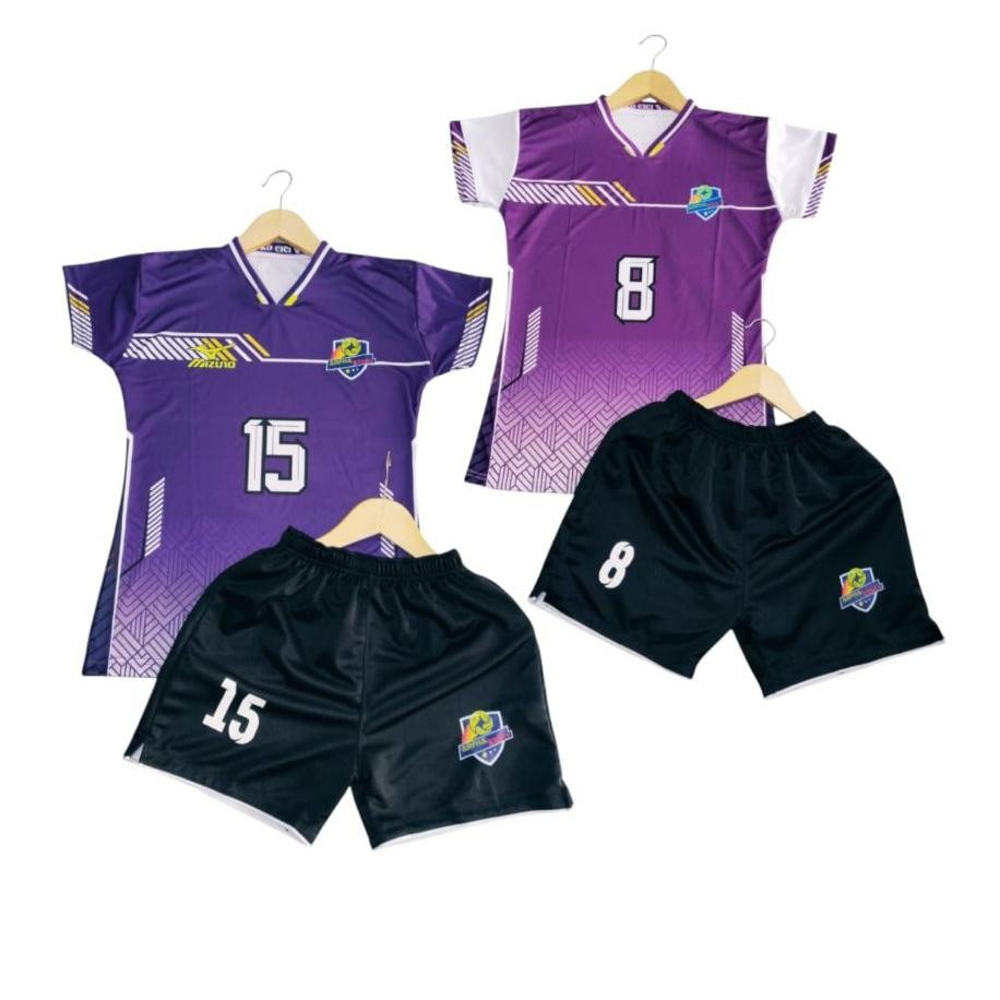 Baju Voli Wanita Jersey Voli Printing Baju Bola