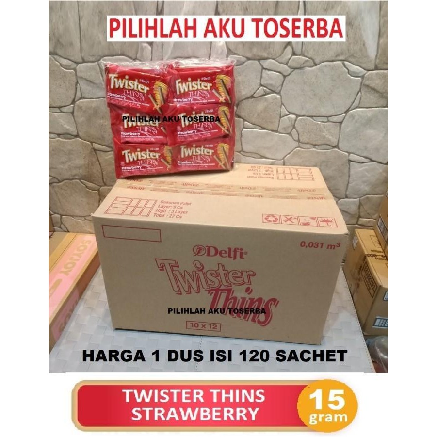 

Twister Thins Strawberry 15 Gr - ( Harga 1 Karton Isi 120 Pcs ) Terbaru Best Quality 100% Original