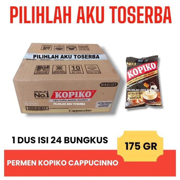 

Permen Kopi Kopiko Cappuccino Candy - ( Harga 1 Dus ) Terlaris Best Quality 100% Original