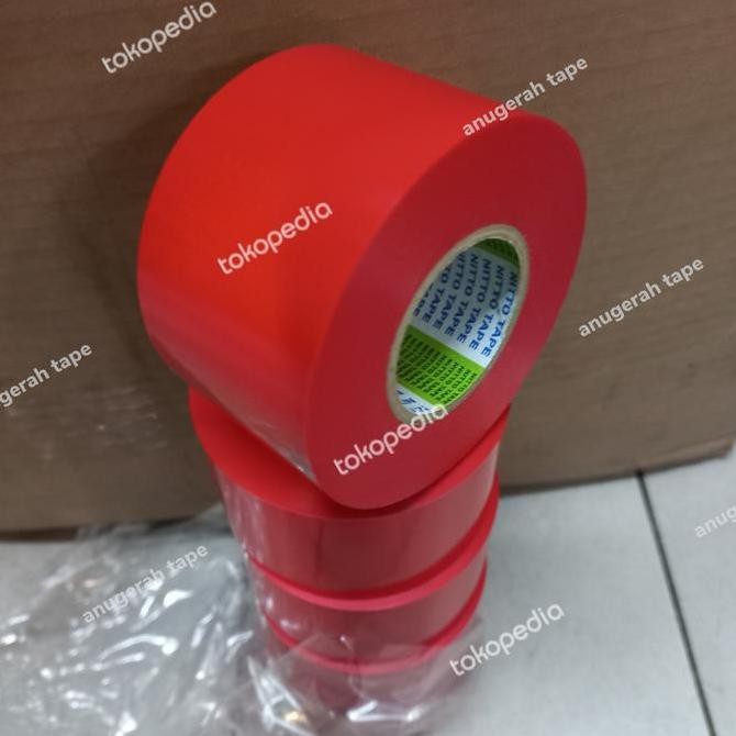 Bst Ready Lakban Kabel Listrik Nitto 21 5Cm X 20 Merah Best Seller