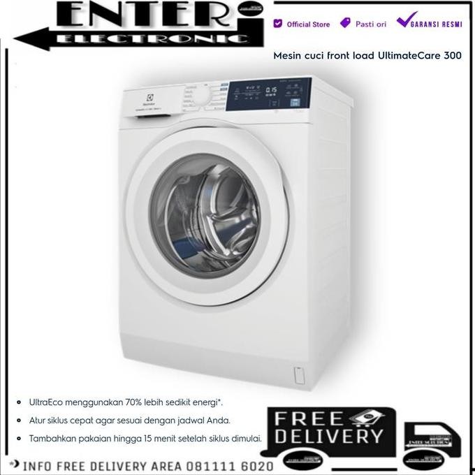 ELECTROLUX EWF7554E3WB - MESIN CUCI FRONT 7.5 KG EWF7554 EWF 7554E3WB