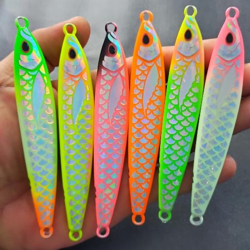 Bisa Cod Metal Jig  Full Gid 80 Gram / 100 Gram Jk-54