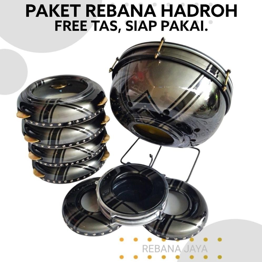 Rebana Hadroh Albanjari // Rebana Jepara Motif // Hadrah Satu Paket