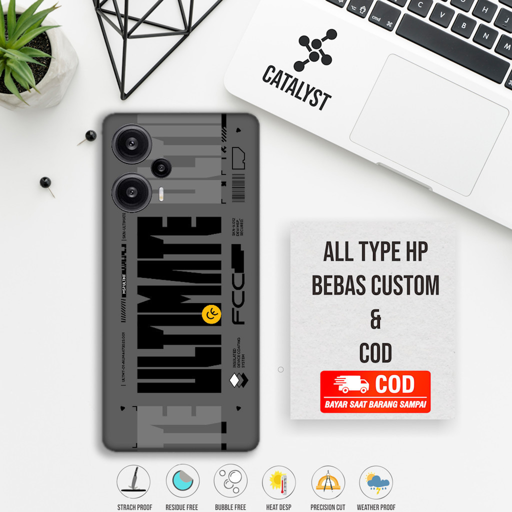 

[COD] Garskin Stiker Poco F5 Label Custom Presisi Terlaris