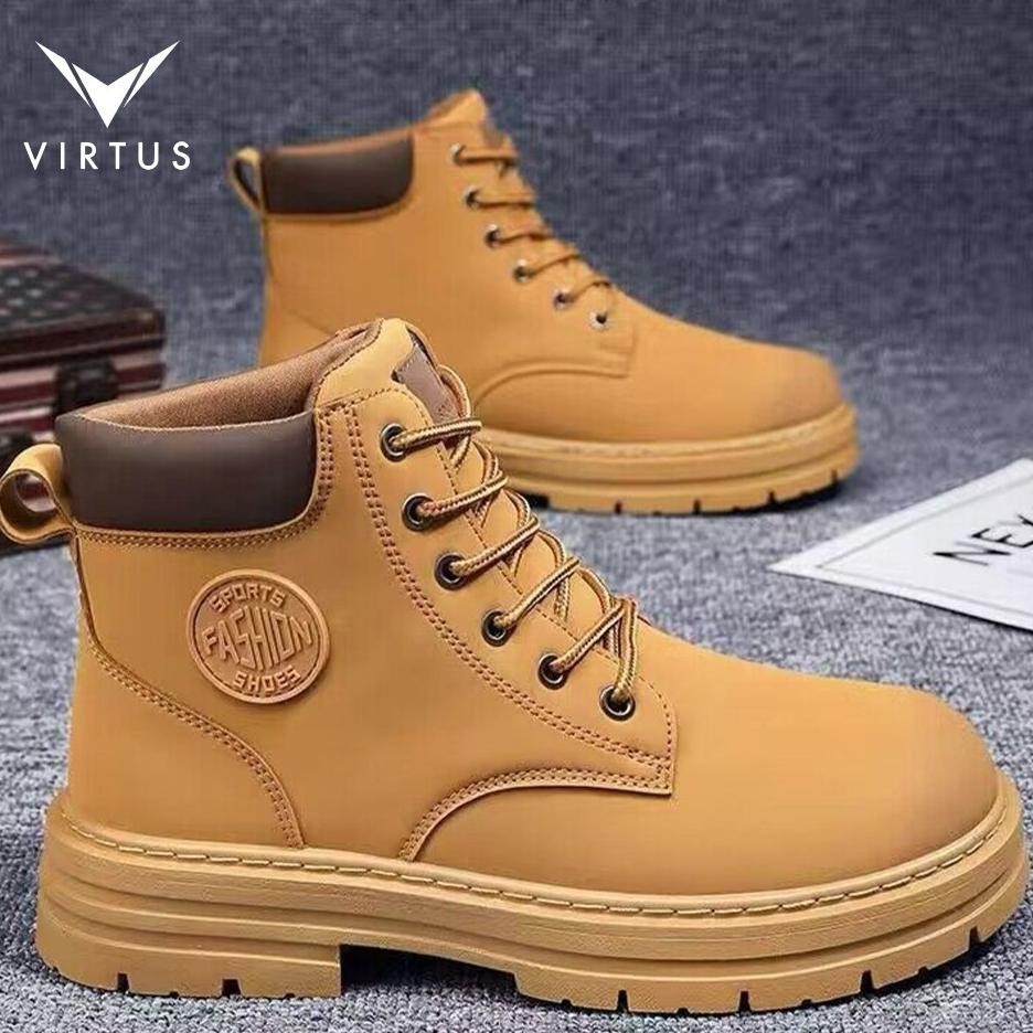 Virtus 39 48 Apollo Sepatu Ukuran Besar Jumbo Sneakers Boots Gunung Pria Kulit Casual Casual