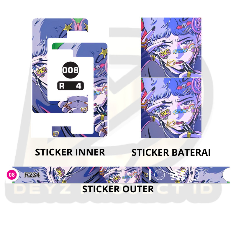 

[COD] Garskin Stiker Stiker Lengkap Banyak Untuk Varian R3433 8 Label Custom Presisi Terlaris