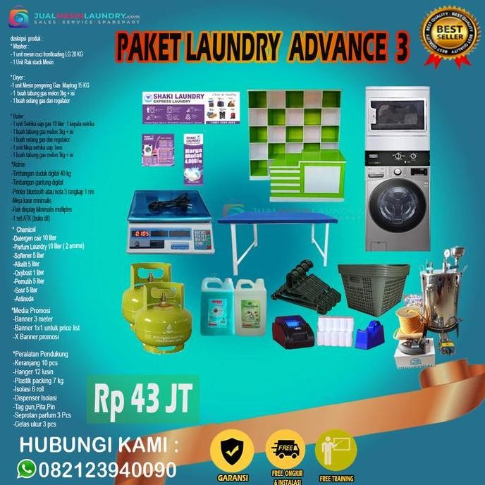 paket usaha laundry kiloan hemat