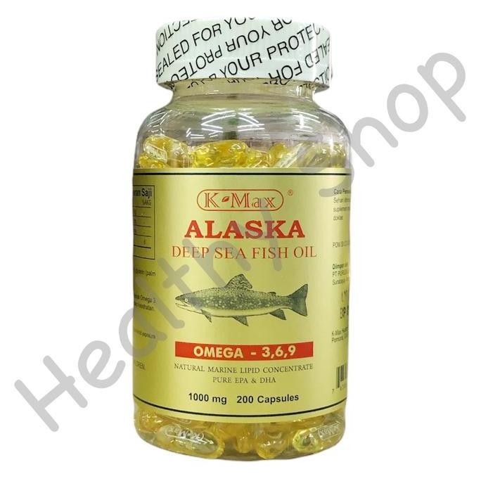K-Max Alaska Deep Sea Fish Oil Omega 3,6,9 (Isi 200)